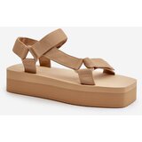 Boto Women's Platform Sandals in Beige Edireda | ePonuda.com