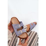 Boto Womens Sandals On Cork Platform With Golden Buckles Blue Lisavionea | shoptok.hr