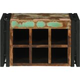 vidaXL Stojalo za vino 46 x 35 x 27.5 cm Trden predelan les | Shoptok.si