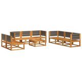  Vrtni set od 9 dijelova s jastucima, akacija i uže | Eponuda.com