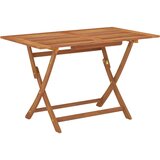 vidaXL Zložljiva vrtna miza 120x70x75 cm trden evkaliptusov les, (20580762) | Shoptok.si