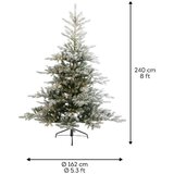 Everlands Novogodišnja Jelka Grandis - Zelena sa Lampicama - 240 CM - 700 lampica | Eponuda.com