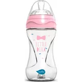 Nuvita Glass bottle Pink bočica za bebe Glass/Pink 240 ml