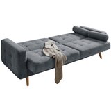 MID.YOU ZOFA S POSTELJNO FUNKCIJO, antracit tekstil, leseni material | Shoptok.si