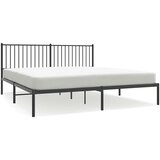  Metalni okvir za krevet s uzglavljem crni 183x213 cm | Eponuda.com
