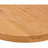 Stolna ploča svjetlosmeđa 140x60x4 cm ovalna masivna hrastovina | shoptok.hr