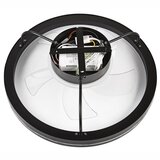 LAMKUR LED plafonsko svetlo sa ventilatorom FARGO LED/37W/230V crno + daljinski upravljač | Eponuda.com