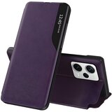 Techsuit Elegantna knjižna futrola View Case za Xiaomi Redmi Note 12 Pro/Poco X5 Pro 5G - Ljubičasta | shoptok.hr