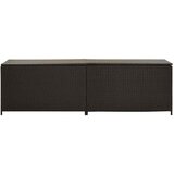  Vrtna kutija za pohranu od poliratana 200 x 50 x 60 cm smeđa | Eponuda.com