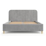 Maison de Rêve Sivi tapecirani bračni krevet s prostorom za odlaganje s podnicom 140x200 cm Noto – | shoptok.hr