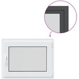  Prozor za podrum RISOR 60 x 100 cm PVC i staklo Antracit | Eponuda.ba