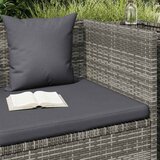  Vrtni ležaj sivi 200 x x 60 cm od poliratana | shoptok.hr