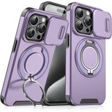  Torbica camshield ring stand za iphone 15 pro 6.1 ljubicasta Cene