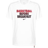 Nike Majice s kratkimi rokavi Dri-fit Basketball Before Breakfast Bela | Shoptok.si