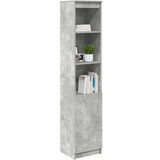 vidaXL Visoka omara betonsko siva 37,5x35x180 cm inženirski les | Shoptok.si