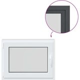  podrumski prozor risor 80x60 cm okretno-nagibni din lijevi antracit - antracit 80 x 60 cm (dvoslojni) 1 naginjanje i okretanje | shoptok.hr