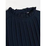 Sinsay Plisirana mini haljina sa stojećim ovratnikom i remenom | shoptok.hr