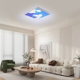  Brilagi - LED stropno svetlo SLIMFRAME LED/58W/230V 60x60 cm srebrna/plava | Eponuda.com