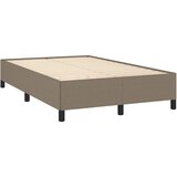  s oprugama i madracem smeđesivi 120 x 190 cm od tkanine | shoptok.hr