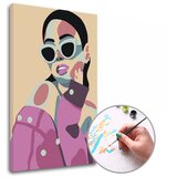  Slikanje po številkah Ženska poza | nizka težavnost | Shoptok.si