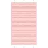 vidaXL Plisirana zavesa roza 115x200 cm širina blaga 114,4 cm poliester, (5000297680) | Shoptok.si