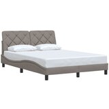 Maison Chic Posteljni okvir - Dvoposteljna postelja - Zakonska postelja brez vzmetnice taupe 140x200 cm blago-J12651, (21771135) | Shoptok.si