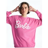LC Waikiki Women's Crew Neck Barbie Printed Long Sleeve Sweatshirt cene