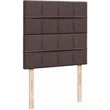  Otomanski okvir kreveta s madraca tamnosmeđi 90x190cm tkanine | shoptok.hr