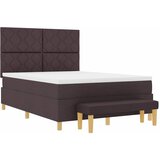  Krevet s opruga kutije Tamno smeđa 200 x 140 cm tkanina | shoptok.hr