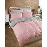 Alpina solid - powder, grey powdergrey king quilt cover set (fr) Cene