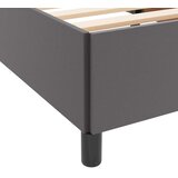  Krevetna konstrukcija s madracem Siva 200 x 200 cm tkanina | Eponuda.com