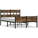 vidaXL Okvir kreveta bez madraca boja hrasta 120 x 190 cm drveni | shoptok.hr