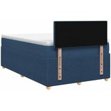  Boxspring krevet s madracem Plava 120 x 190 cm Tkanina | shoptok.hr