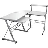  Kutni stol za računalo bijeli 132x112x99 cm konstruirano drvo | Eponuda.com