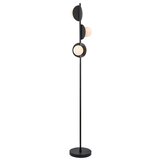 Rabalux podna lampa Jules, Staklena kugla, 3xG9, 3x5W, 105cm, Crno-bela | ePonuda.com