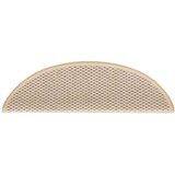vidaXL Samolepilne preproge za stopnice sisal 30 kos 56x17x3 cm berber | Shoptok.si
