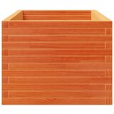  Vrtno cvetlično korito voščeno 90x60x49,5 cm trdna borovina | Shoptok.si