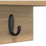  Vješalica za kapute na zidu Umjetnički hrast 60 x 10,5 x 18 cm | shoptok.hr