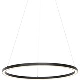 QAZQA Pametna viseča svetilka črna 80 cm z LED zatemnitvijo v Kelvin - Anello | Shoptok.si