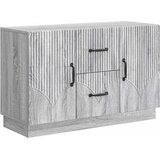 vidaXL Strani šal Siva Sonoma 89 x 34,5 x 57 cm Inženirski les, (5000217825) | Shoptok.si