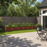  Povišeni vrtni krevet Rđa 600 x 80 x 55 cm corton | shoptok.hr