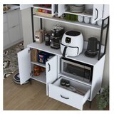 Hanah home JE171 3285 višenamenska polica u kuhinji u beloj boji