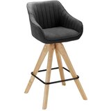 Bessagi Home Barski Stol Leonie, Temno Siva, Vrtljiv | Shoptok.si
