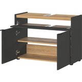 Germania Antracitno sivi ormarić za ispod umivaonika 80x60 cm Forano – | shoptok.hr