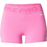 Nike Sportske hlače malina / svijetloroza / bijela