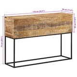 Konzolni stol 110x30x75 cm grubo masivno drvo manga i željezo | Eponuda.ba