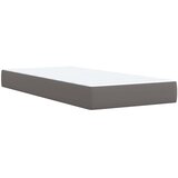  s oprugama i madracem sivi 100x200 cm od umjetne kože | shoptok.hr