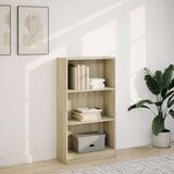 vidaXL Regal za knjige boja hrasta 60x24x109 cm od konstruiranog drva | shoptok.hr