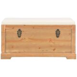  Škrinja za pohranu s jastukom 80 x 40 x 40 cm MDF | shoptok.hr
