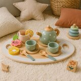 ECO TOYS Drveni set za čaj, šalice za čajnik, 14 komada, | shoptok.hr